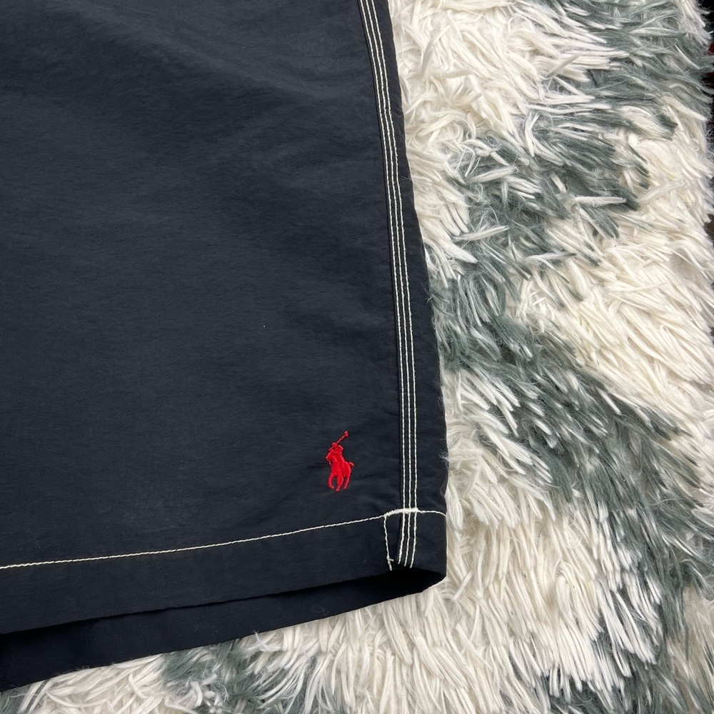 Polo Ralph Lauren Men's Swim Trunks Size Large Black Red - Picture 2 of 10